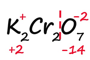 Определение степени окисления в веществах, состоящих из трёх элементов