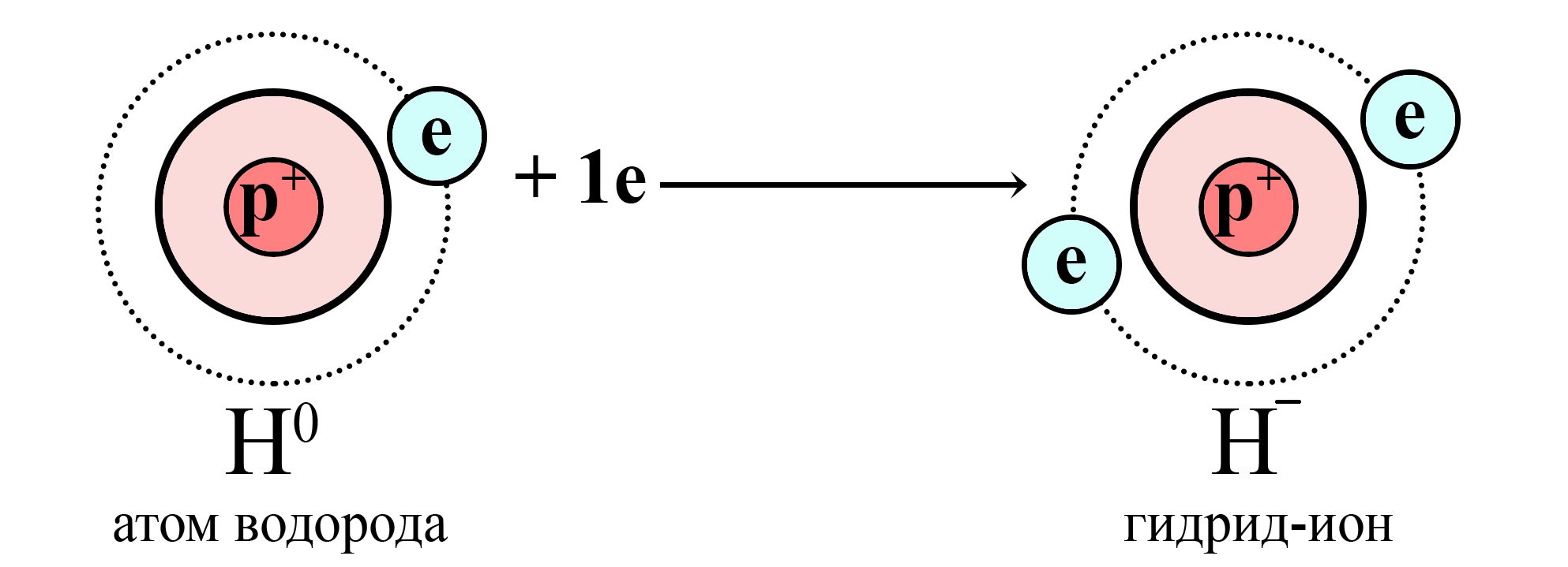 Водороду не хватает одного электрона до завершенного электронного уровня